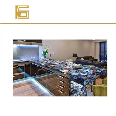 Led Limen Translusid Marble Bar Counter
