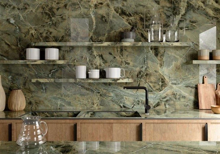 Verde  Borgogna Marble