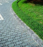 Granit paveur gwosè granit granit cobblestone patyo